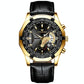 Waterproof Men Calendar Watch - Full Gold Gold Surface