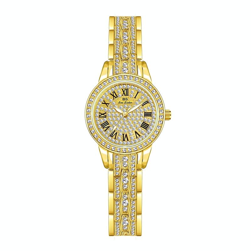 Diamond Chain Women Watch - Elegant and Stylish - Rose Gold