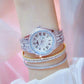 Diamond Chain Women Watch - Elegant and Stylish - Rose Gold