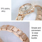 Diamond Chain Watch for Women - Elegant and Timeless - Rose Gold