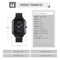 Unisex Magnetic Buckle Mesh Belt Quartz Watch - Silver Blue