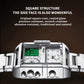 Waterproof Square Multifunctional Sports Quartz Watch - Full-Gold-Gold