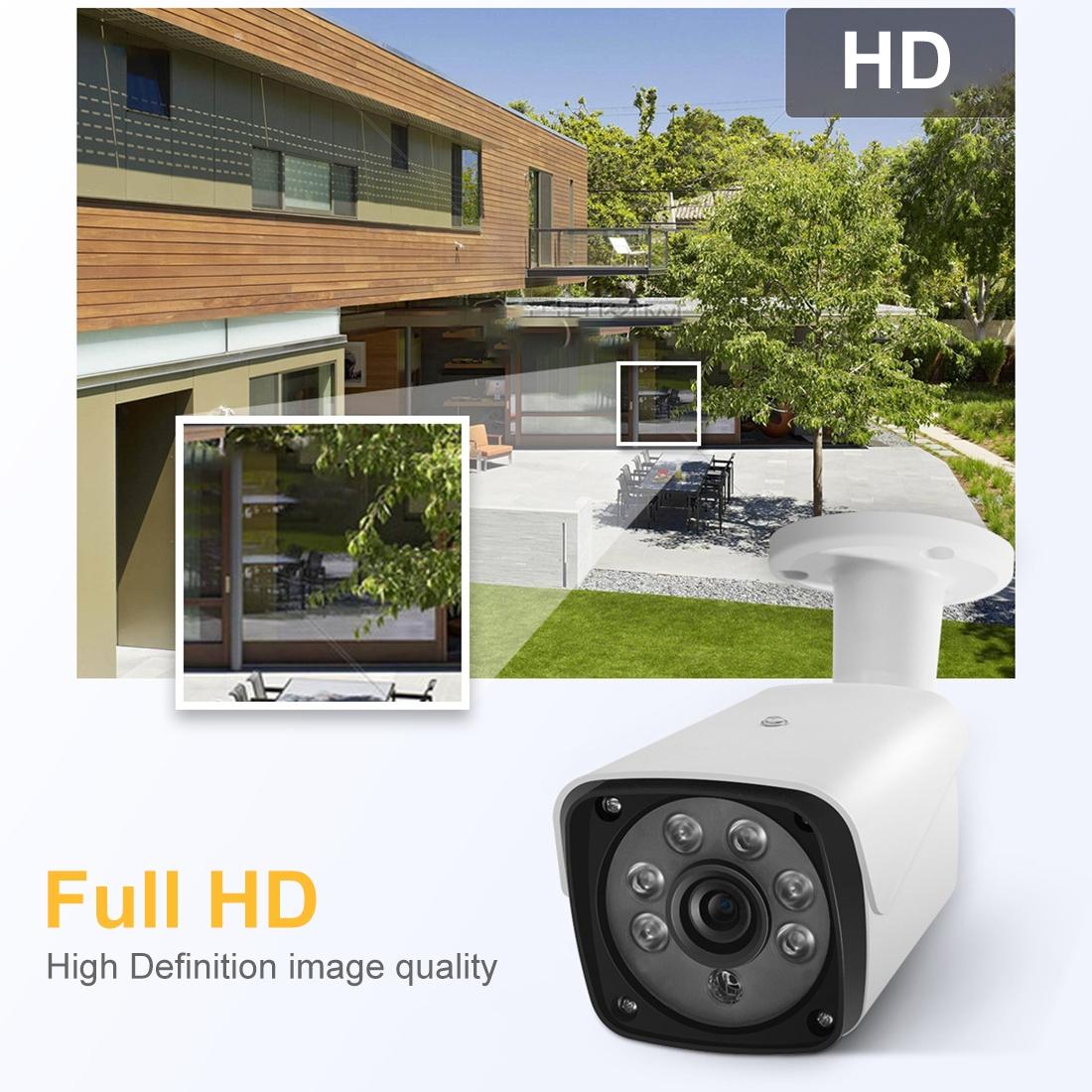 720P Outdoor Ip Camera With Poe & Night Vision - Waterproof & Remote View