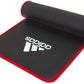 Adidas Training 10mm Exercise Floor Mat Gym Thick Yoga Fitness Judo Pilates - Black/Red