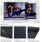 Adidas 2mm Hot Bikram Yoga Mat Pad Exercise Fitness Pilates Gym Non-Slip - Black