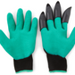Garden Guru Waterproof and Puncture Resistant Gloves w Claws Digging