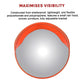 60cm Round Convex Mirror Blind Spot Safety Traffic Driveway Shop Wide Angle