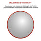 60cm Wide Angle Security Curved Convex Road Safety Mirror Traffic Driveway