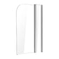 180° Pivot Door 6mm Safety Glass Bath Shower Screen 1000x1400mm By Della Francesca