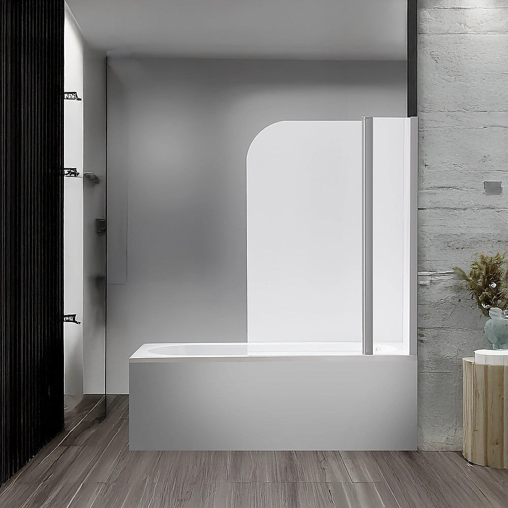 180° Pivot Door 6mm Safety Glass Bath Shower Screen 1000x1400mm By Della Francesca