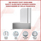180° Pivot Door 6mm Safety Glass Bath Shower Screen 1000x1400mm By Della Francesca