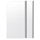 180° Pivot Door 6mm Safety Glass Bath Shower Screen 1000x1400mm By Della Francesca