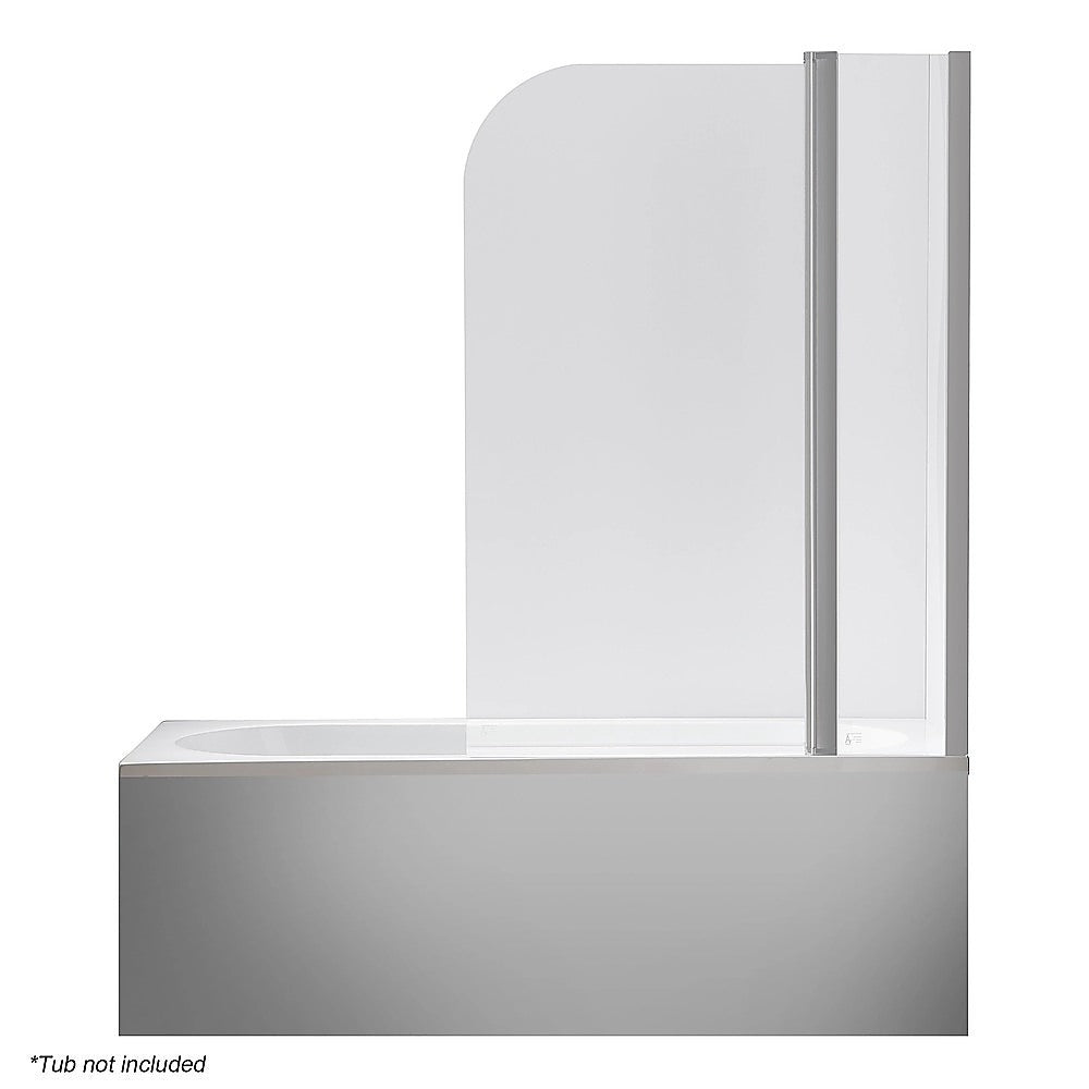180° Pivot Door 6mm Safety Glass Bath Shower Screen 1000x1400mm By Della Francesca