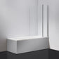 180° Pivot Door 6mm Safety Glass Bath Shower Screen 1000x1400mm By Della Francesca