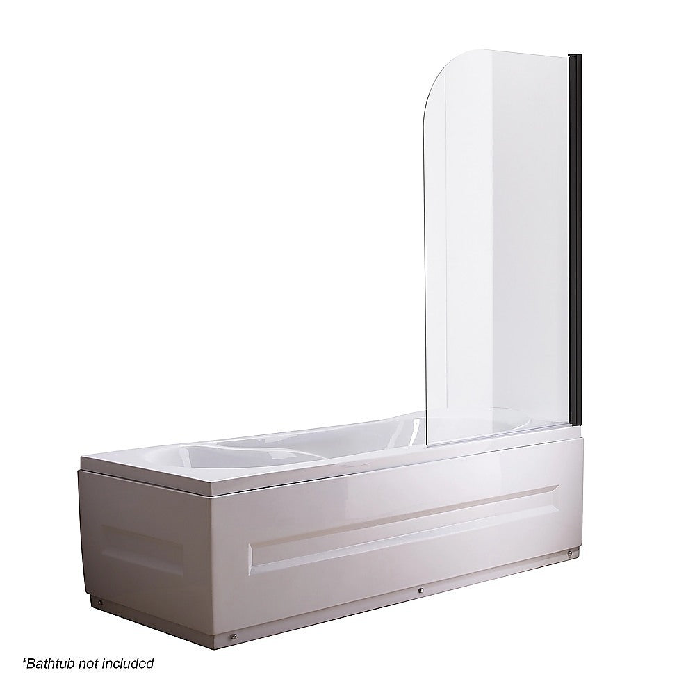 180° Pivot Door 6mm Safety Glass Bath Shower Screen 800x1400mm By Della Francesca