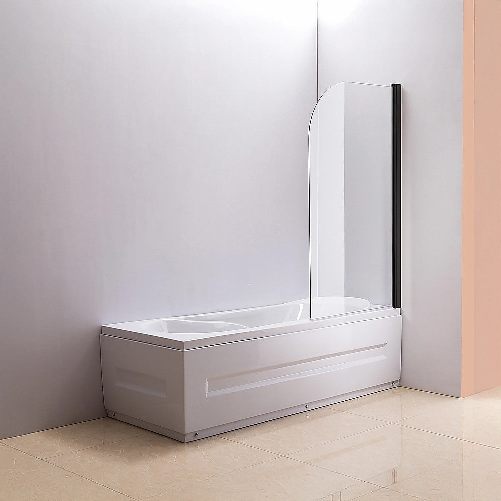 180° Pivot Door 6mm Safety Glass Bath Shower Screen 800x1400mm By Della Francesca