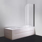 180° Pivot Door 6mm Safety Glass Bath Shower Screen 800x1400mm By Della Francesca