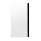 180° Pivot Door 6mm Safety Glass Bath Shower Screen 800x1400mm By Della Francesca