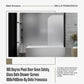 180° Pivot Door 6mm Safety Glass Bath Shower Screen 800x1400mm By Della Francesca