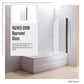 180° Pivot Door 6mm Safety Glass Bath Shower Screen 800x1400mm By Della Francesca