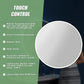 60cm LED Wall Mirror Bathroom Mirrors Light Decor Round