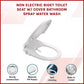 Non Electric Bidet Toilet Seat W/ Cover Bathroom Spray Washlet Water Wash