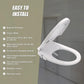Non Electric Bidet Toilet Seat W/ Cover Bathroom Spray Washlet Water Wash