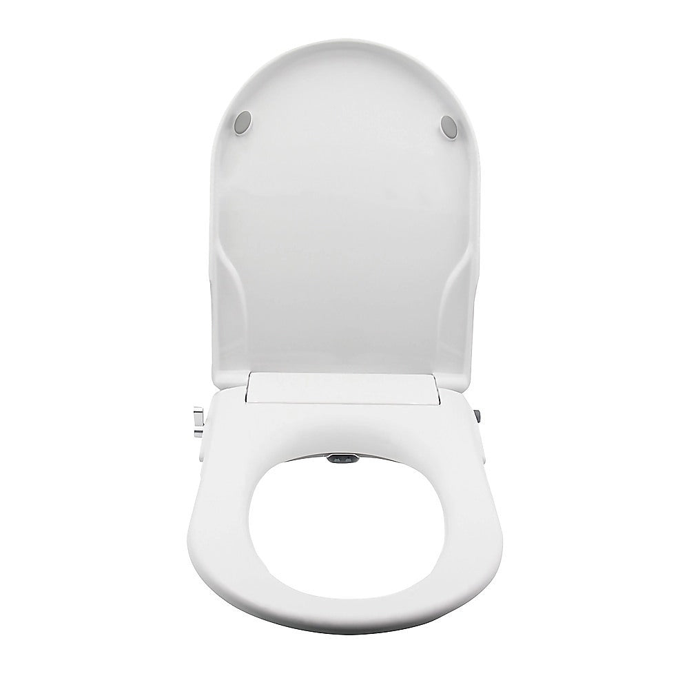 Non Electric Bidet Toilet Seat W/ Cover Bathroom Washlet Spray Water Wash
