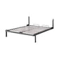 Double DIY Wall Bed Hardware Kit with Black handle – Frame & Mechanism for Custom Build