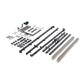 Double DIY Wall Bed Hardware Kit with Black handle – Frame & Mechanism for Custom Build
