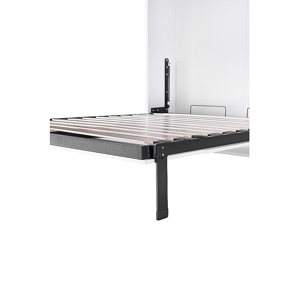 Single DIY Wall Bed Hardware Kit with Black handle – Frame & Mechanism for Custom Build
