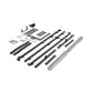 Single DIY Wall Bed Hardware Kit with Black handle – Frame & Mechanism for Custom Build