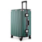 Aluminum Alloy Hard-Shell Suitcase with TSA Lock -22" Spinner Luggage in Green