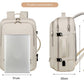 Large Capacity Travel Backpack with USB Charging Port - Black