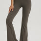 Black High-Waisted Lycra Yoga Bell-Bottom Pants for Women -Tummy Control & Butt Lifting