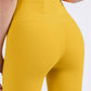 Size XL Pink High-Waisted Seamless Yoga Pants for Women - Tummy Control, Butt Lifting & Back Waistband Pocket