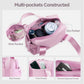 Stylish Black Mini Gym Bag & Travel Tote - Compact Duffel with Wet Pocket, Luggage Sleeve & Multiple Compartments
