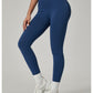 Khaki High-Waisted Butt Lift Yoga Pants for Women - Peach Hip Design, Full-Length Leggings, Workout and Fitness Activewear size XL