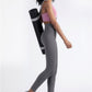 Size S Rose Pink High-Waisted Seamless Yoga Pants for Women - Tummy Control, Butt Lifting & Back Waistband Pocket