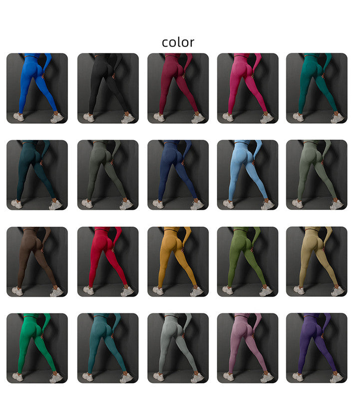 Size S Black Seamless High-Waisted Yoga Pants for Women - Lift Workout Leggings for Running, Gym, and Fitness