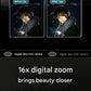Compact 4K Digital Camera - 50MP, 16x Zoom, 2.4-inch IPS Screen, WiFi & Fill Light - Retro CCD Style(black)
