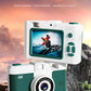 Compact 4K Digital Camera - 50MP, 16x Zoom, 2.4-inch IPS Screen, WiFi & Fill Light - Retro CCD Style(Purple)