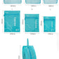 Dark Green 7-Piece Travel Packing Cubes & Organizer Set - Lightweight Luggage Storage Bags for Clothes, Shoes & Toiletries