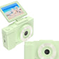 48MP Student Digital Camera with 180 Flip Screen & 3-Setting Fill Light(Green)