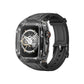 Transparent PC+TPU Sports Watch Strap & Case for Smart Watch - Raised Edge Protection, Wireless Charging Compatible(Black transparent black)