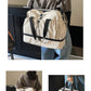 Black Large Capacity Travel Bag with Wet/Dry Separation - Canvas + Polyester, Lightweight Handbag for Short Trips and Fitness, Fits on Luggage