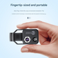 Black Portable 200X Clip-On Microscope Lens for Smartphone - HD Pocket Magnifier with CPL Filter and LED Light(excluding mobile phones)