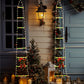 Festive Climbing Santa LED Ladder Light - USB Powered Outdoor Christmas Hanging Decoration with Remote(3m)
