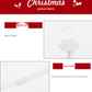 Festive Climbing Santa LED Ladder Light - USB Powered Outdoor Christmas Hanging Decoration with Remote(3m)