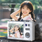 Glitter Sand Design 64MP HD Digital Camera with LED Fill Light & Auto Focus(green)